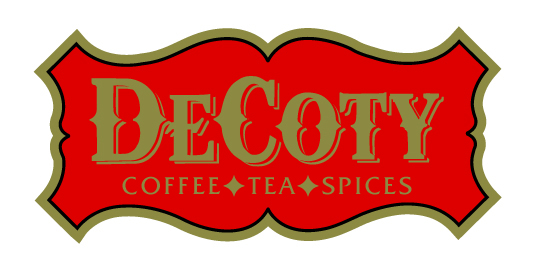 decoty shield logo coffee tea spices